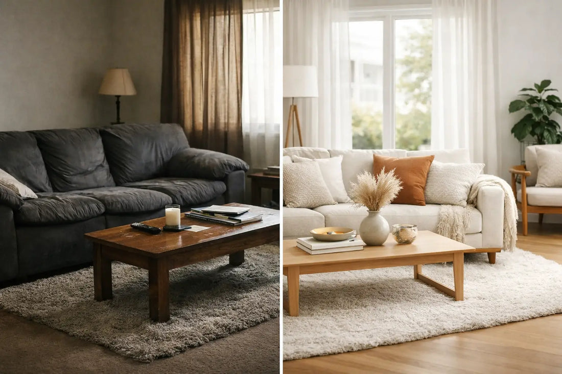 Living Room Refresh Before and After Ideas