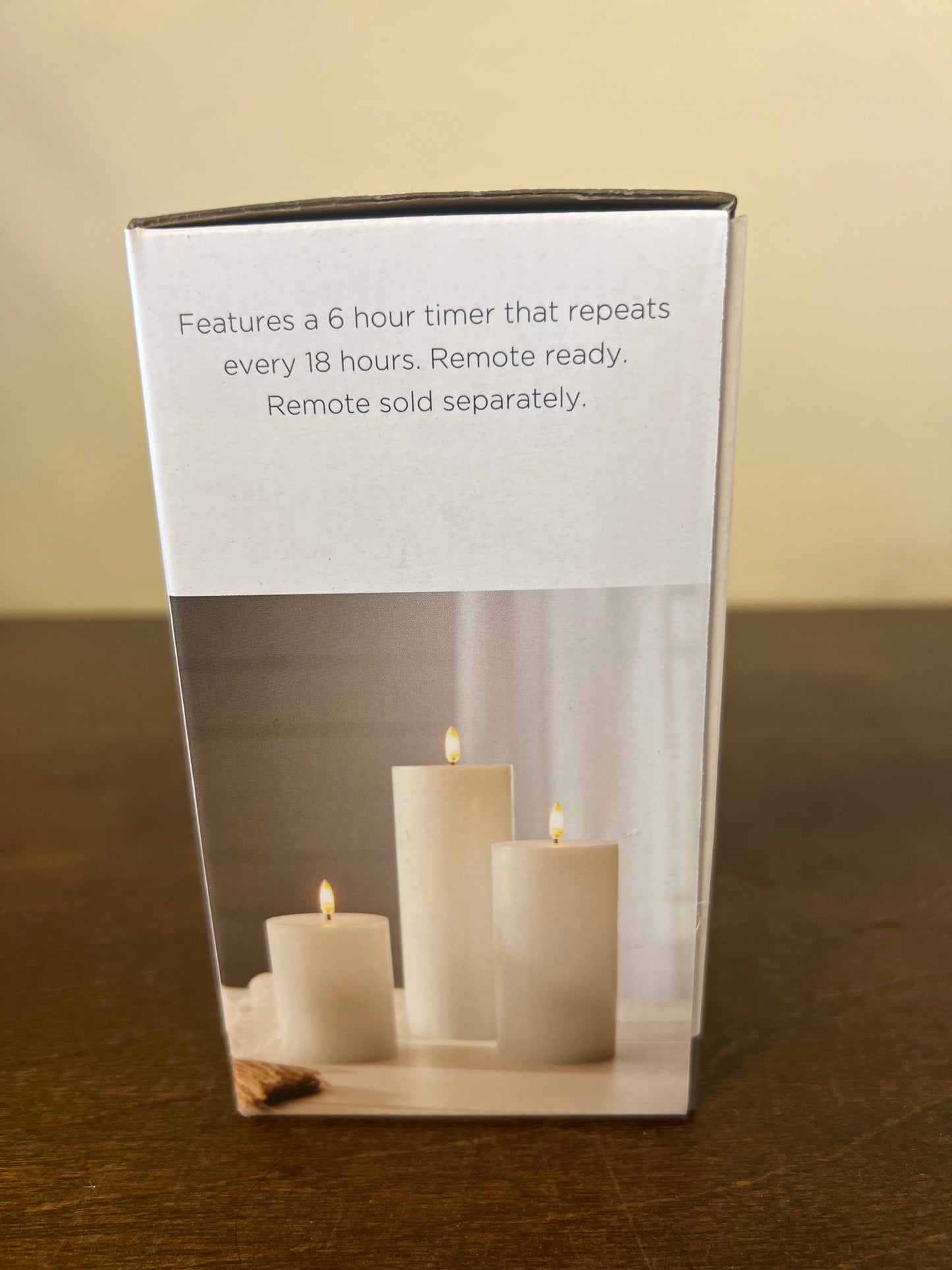 3" x 4" White Pillar Candle