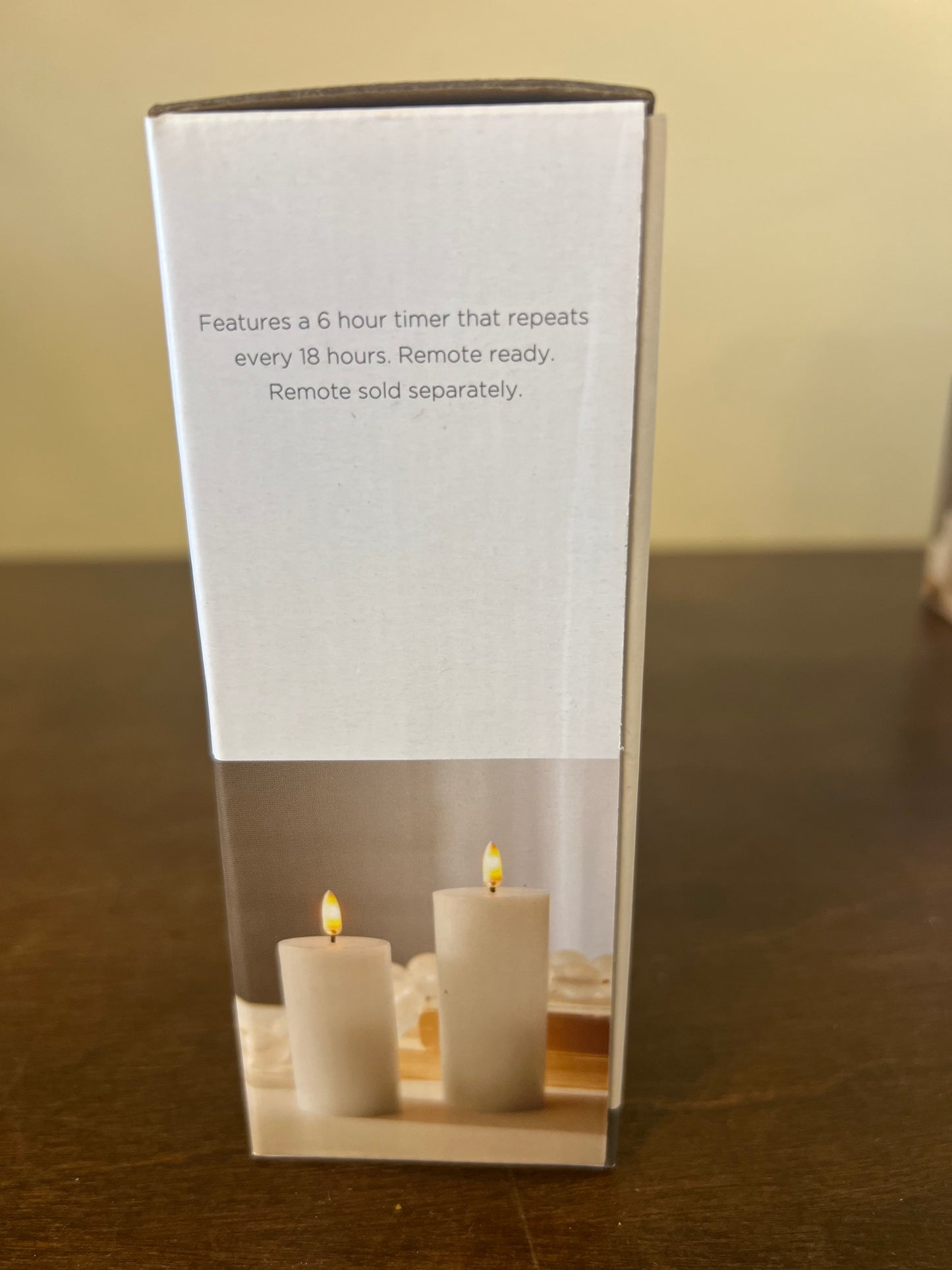 White Pillar Candle  2" X 4"
