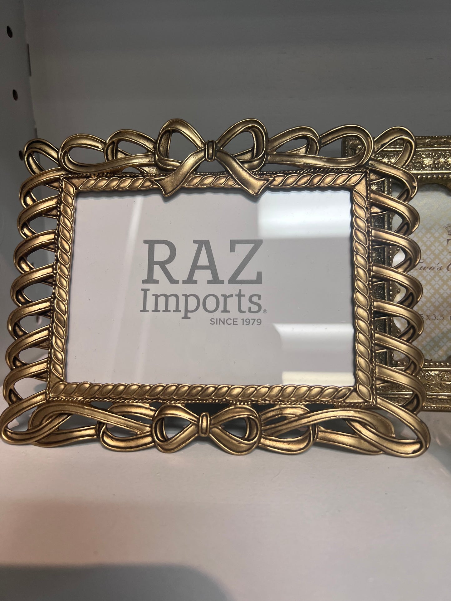 Bow Picture Frame 6.75"