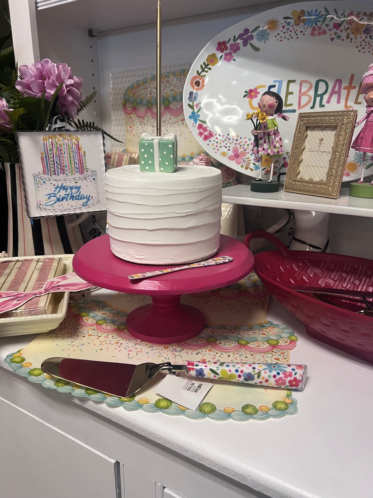 12.75" Celebrate Cake Server, Metal