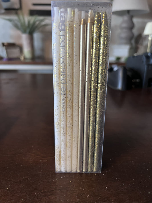 sparkle n shine tall candles